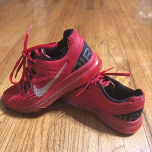 Nike Air Max shoes 2012 hyper red color 555426-600 youth size 5Y